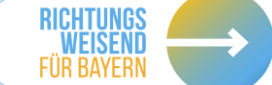 Logo der Informationskampagne "Richtungsweisend für Bayern"