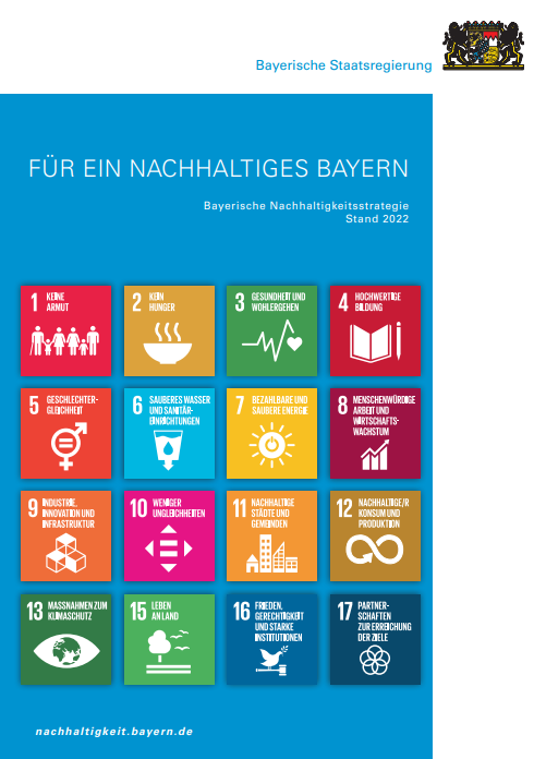 Titelseite Bayerische Nachhaltigkeitsstrategie