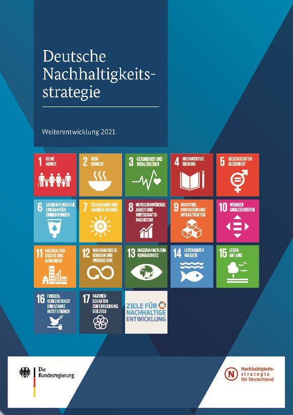 Titelseite Deutsche Nachhaltigkeitsstrategie 2021